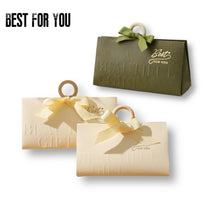 Load image into Gallery viewer, 20PCS Candy Box Gift Packing Box – Wedding Favors & Party Supplies with Ribbon – Charming Beige Bag-Shaped Design