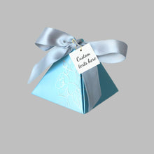 Load image into Gallery viewer, 20PCS Blue Candy Favor Boxes – Wedding, Halloween, Holiday Party Gift Bags with Ribbon