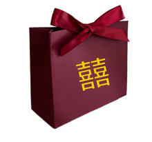 Load image into Gallery viewer, 20PCS Personalized Blue Gift Bags – Custom Wedding Favor & Party Thank You Bags with Ribbon Handles