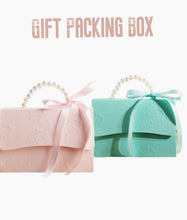 Load image into Gallery viewer, 10PCS Personalized Wedding Favor Gift Boxes – Elegant Candy Boxes with Ribbon & Custom Tags (Beige, Pink, Blue, Red Options)