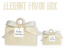Load image into Gallery viewer, 20PCS Candy Box Gift Packing Box – Wedding Favors & Party Supplies with Ribbon – Charming Beige Bag-Shaped Design