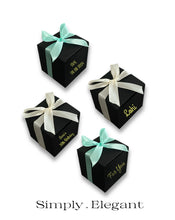 Load image into Gallery viewer, Personalized Gift Box Candy Box – Wedding & Party Favors, Custom Gold Foil Logo (3.1x3.1x3.1in)