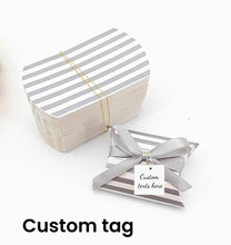 Load image into Gallery viewer, 25PCS Custom Candy Favor Boxes – Personalized Wedding & Baby Shower Gift Packaging with Tags