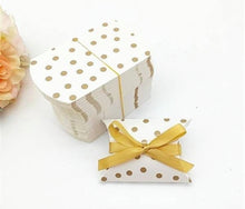 Load image into Gallery viewer, 25PCS Custom Candy Favor Boxes – Personalized Wedding & Baby Shower Gift Packaging with Tags