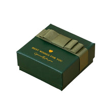 Load image into Gallery viewer, Elegant Rigid Jewelry Gift Box with Velvet Insert – Necklace, Earring & Ring Packaging (3x3x1.38in)