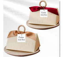 Load image into Gallery viewer, 10PCS Creative Candy Bags – Wedding Favors & Party Gifts with Ribbon and Gold Foil Embossed Text