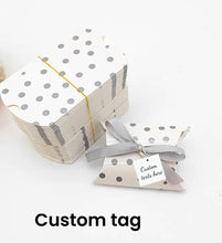 Load image into Gallery viewer, 25PCS Custom Candy Favor Boxes – Personalized Wedding & Baby Shower Gift Packaging with Tags
