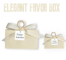 Load image into Gallery viewer, 20PCS Ivory Candy Bag Wedding Favors with Wood Handle – Bridal Shower, Anniversary, Baby Shower, & Party Gift Packaging