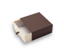 Load image into Gallery viewer, Custom Kraft Jewelry Gift Boxes – Pull-Out Design for Belt, Bracelet, Necklace | Logo & Brand Packaging (Min. 100PCS)