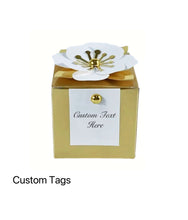 Load image into Gallery viewer, Custom Elegant Flower Favor Boxes – Candy Gift Boxes for Weddings, Birthdays, Showers & Events