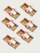 Load image into Gallery viewer, 20PCS Custom Dessert Favor Boxes – Cake, Cookie & Donut Boxes with Tag & Ribbon for Weddings & Parties