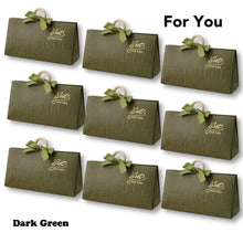 Load image into Gallery viewer, 20PCS Candy Box Gift Packing Box – Wedding Favors & Party Supplies with Ribbon – Charming Beige Bag-Shaped Design