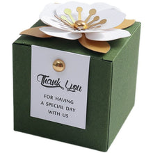 Load image into Gallery viewer, Wedding Favors Candy Packing Boxes – Custom Thank You Gift Box with Flower Décor for Wedding, Bridal Party, Birthday, Anniversary & Candle Packaging