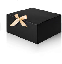 Load image into Gallery viewer, Personalized bridesmaid gift box with name. Elegant custom box for wedding proposals, maid of honor, or birthday gifts. Add your custom text or logo.