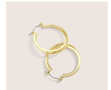 Load image into Gallery viewer, Earrings Circle/Round Shape Gold/ Best for YOU/ Fashion Jewelry/Circle Gold Earrings/circle dangle earring/Best Gift