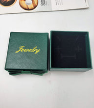 Load image into Gallery viewer, Elegant Jewelry Gift Box with Ribbon – 3x3in Ring, Earring, Necklace Box for Wedding, Proposal, Anniversary, or Special Gifts