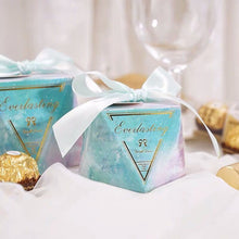 Load image into Gallery viewer, 25 PCS Wedding Favor Boxes with Ribbon – Candy Gift Boxes for Guests, Holidays, Birthdays & More (US Seller)