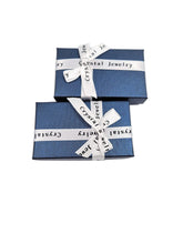 Load image into Gallery viewer, 2PCS Wedding Proposal Jewelry Gift Box – Rigid Ribbon Box for Necklace, Earring, or Ring – Elegant Wedding Favor & Anniversary Box