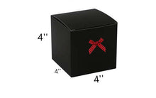 Load image into Gallery viewer, Elegant 4x4x4in Paper Candy Gift Boxes with Ribbon – Wedding, Birthday, Holiday & Party Favors