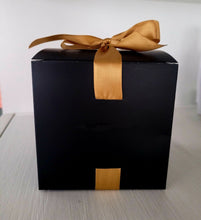 Load image into Gallery viewer, Elegant 4x4x4in Candy Favor Gift Boxes – Ribbon Closure Party Boxes for Weddings, Birthdays & Events – Custom Logo Option – 20PCS