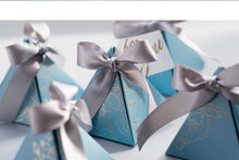 Load image into Gallery viewer, 20PCS Candy Favor Gift Boxes – Blue or Pink Ribbon Party Boxes for Weddings, Holidays, Halloween & Events