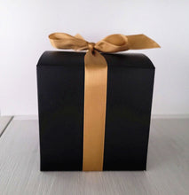 Load image into Gallery viewer, Elegant 4x4x4in Candy Favor Gift Boxes – Ribbon Closure Party Boxes for Weddings, Birthdays & Events – Custom Logo Option – 20PCS