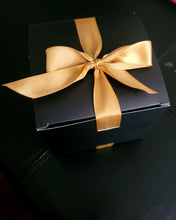 Load image into Gallery viewer, Elegant 4x4x4in Candy Favor Gift Boxes – Ribbon Closure Party Boxes for Weddings, Birthdays & Events – Custom Logo Option – 20PCS