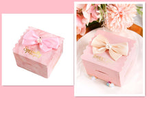 Load image into Gallery viewer, 25PCS Graceful Pink Candy Packing Boxes – Wedding & Party Favors with Ribbon & Pearl Bow