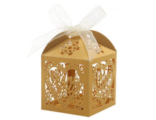 Load image into Gallery viewer, 25PCS Candy Favor Boxes with Ribbon – Baby Shower, Wedding & Party Gift Treat Boxes (2x2x3in)