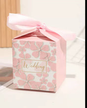 Load image into Gallery viewer, 20 PCS Flower Ribbon Candy Favor Boxes – Wedding, Birthday & Holiday Gift Boxes for Guests