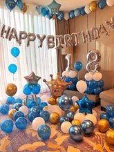 Load image into Gallery viewer, Happy Birthday Balloon Banner – 16in Foil Letter Balloons Party Decoration Set