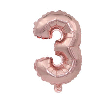 Load image into Gallery viewer, 32in Rose Gold Happy Birthday Balloon Banner – Large Foil Letter Party Decoration