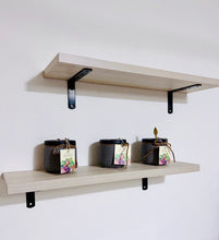 Load image into Gallery viewer, 2PC Floating Wall Shelves – Solid Canadian Wood Boards for Modern Home Decor & Display (Includes Hardware)