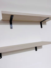 Load image into Gallery viewer, 2PC Floating Wall Shelves – Solid Canadian Wood Boards for Modern Home Decor & Display (Includes Hardware)