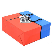 Load image into Gallery viewer, 20PCS Luxury Red or Blue Gift Bags – Wedding & Party Favor Paper Bags with Ribbon Handle