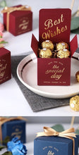 Load image into Gallery viewer, 20PCS Custom Chocolate Packing Boxes – Wedding Favors, Candy Boxes, Ribbon Gift Boxes for Guests, Birthday & Bridal Shower Party Favors
