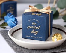 Load image into Gallery viewer, 20PCS Custom Chocolate Packing Boxes – Wedding Favors, Candy Boxes, Ribbon Gift Boxes for Guests, Birthday & Bridal Shower Party Favors