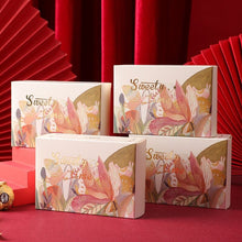 Load image into Gallery viewer, 10pcs Red Floral Wedding Favor Boxes – Custom Candy Gift Boxes for Bridal Shower, Anniversary & Thank You Gifts