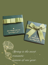 Load image into Gallery viewer, Elegant Rigid Jewelry Gift Box with Velvet Insert – Necklace, Earring & Ring Packaging (3x3x1.38in)