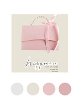 Load image into Gallery viewer, Custom Elegant Embossed Wedding Favor Boxes – Pearl Handle Gift Bags with Ribbon & Optional Tags