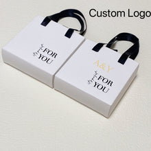Load image into Gallery viewer, 50pcs Custom Jewelry Packing Box Wholesale Jewelry Box Proposal Wedding/Bulk Jewelry Necklace/Earring/Ring Gift Box/Wedding Box/Drawer Box