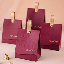 Load image into Gallery viewer, 10PCS Elegant Candy Bags – Wedding Favors & Gift Packaging with Leather Handle
