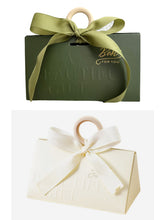 Load image into Gallery viewer, 10PCS Beige Wedding Favor Candy Bags – Gold Foil Gift Bags with Ribbon for Parties & Small Business Packaging