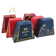 Load image into Gallery viewer, 25 PCS Navy Blue Wedding Favor Boxes – Elegant Candy Gift Boxes with Ribbon for Weddings, Baby Showers, Birthdays
