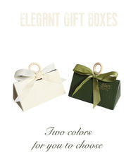 Load image into Gallery viewer, 20PCS Candy Box Gift Packing Box – Wedding Favors & Party Supplies with Ribbon – Charming Beige Bag-Shaped Design