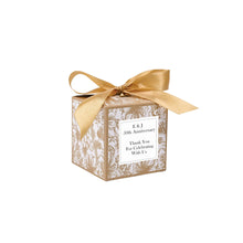 Load image into Gallery viewer, Custom Wedding Favor Gift Boxes with Ribbon – Personalized Tags for Birthdays, Showers & Special Events