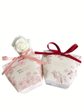 Load image into Gallery viewer, 20PCS Elegant Floral Wedding Favor Candy Boxes with Ribbon – Gift Boxes for Parties, Birthdays & Special Occasions