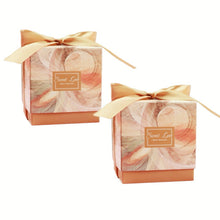 Load image into Gallery viewer, Luxury Candy Favor Boxes with Ribbon – Wedding, Birthday & Holiday Gift Boxes (9x9x10cm,25PCS)