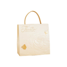 Load image into Gallery viewer, 20PCS Luxury Wedding Favor Gift Boxes – Bag-Shaped Candy Boxes with Ribbon & Gold Foil Text (DIY Paper Packaging)