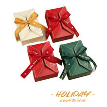 Load image into Gallery viewer, 20PCS Sweet Wedding Favor Boxes – Gold Foil Gift Candy Boxes with Ribbon (Bag Style, DIY Paper Packaging)